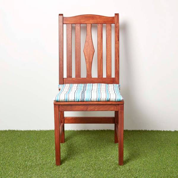 Stuhlkissen New England Blau - Baumwollstoff - 40 x 5 x 40 cm