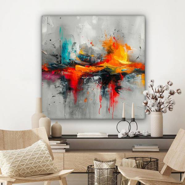 LEINWANDBILD Moderne 90 x 90 cm