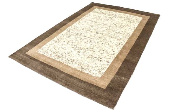 Kurzflorteppich Naturals Beige - Wolle - 141 x 2 x 207 cm