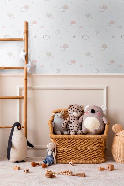 Tapete 640637 Pink - Papier - 53 x 1005 x 53 cm
