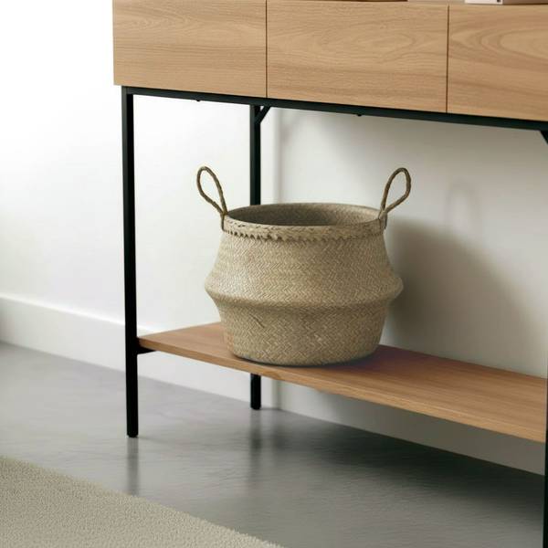 Console TESSA Marron - Bois manufacturé - 35 x 81 x 120 cm