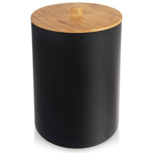 Kosmetikeimer 731716 Schwarz - Kunststoff - 20 x 28 x 20 cm