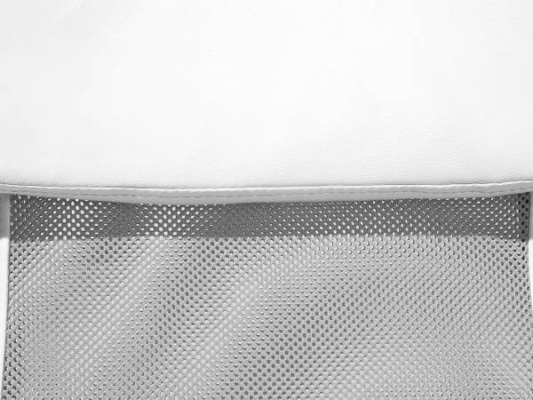Bürostuhl PIONEER Schwarz - Silber - Weiß