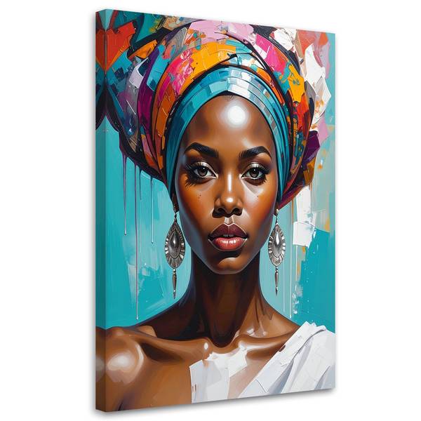 Wandbild Frau 40 x 60 cm