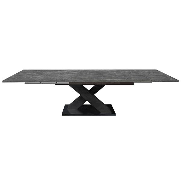 Esstisch MONTREAL Grau - Holzwerkstoff - 180 x 76 x 90 cm