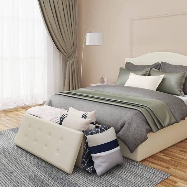 Sitzhocker Sandy Beige