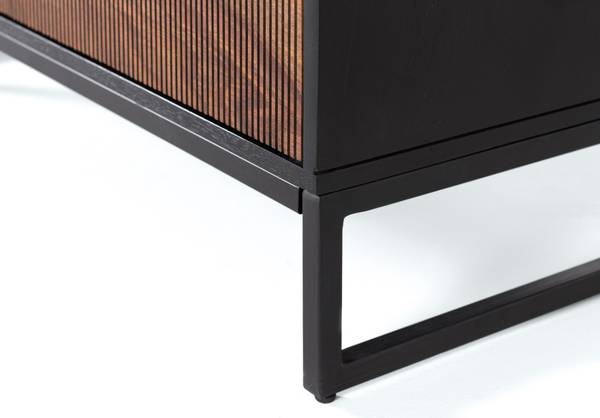 Konsole 1475 Braun - Massivholz - 40 x 80 x 90 cm