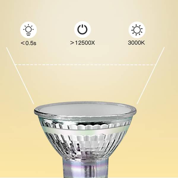 LED-Leuchtmittel hgdx 10 tlg. Weiß - Breite: 6 cm - Anzahl Teile im Set: 10