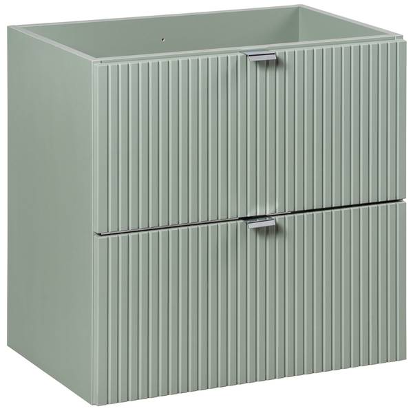 Doppelwaschtisch NEWPORT-56-58 Grün - Holzwerkstoff - 120 x 74 x 40 cm