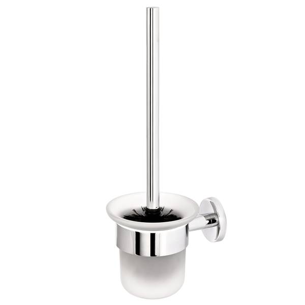 Toilettenbürste Lucente 67710 Silber - Metall - 12 x 35 x 15 cm