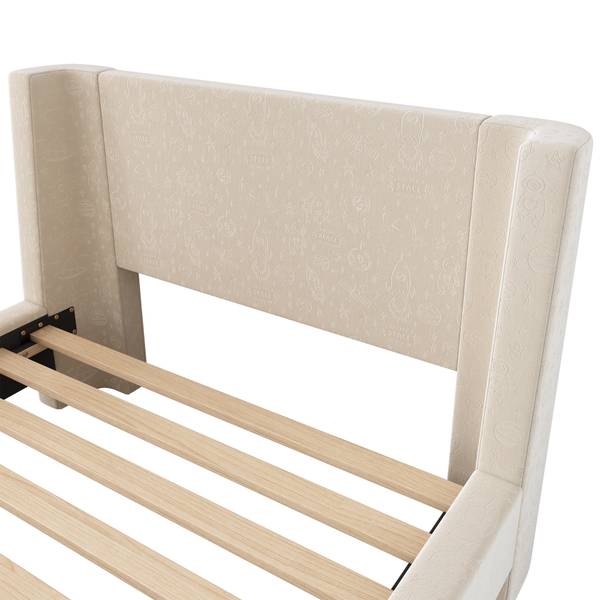 Polsterbett VELVⅠ Beige