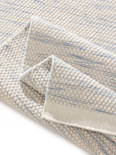Handgewebter Kinderteppich Rocky Blau - 90 x 130 cm