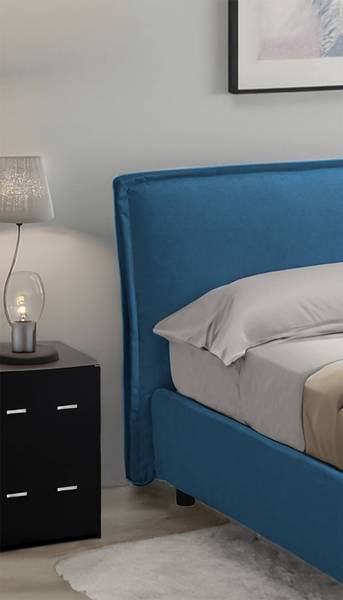 Einzelbett Brusson Blau