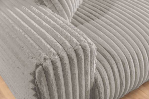 Sofa 3 Sitzer Mollis Hellgrau