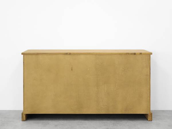 Kommode Dakota 1 Braun - Kiefer - Stahl - 152 x 80 x 45 cm