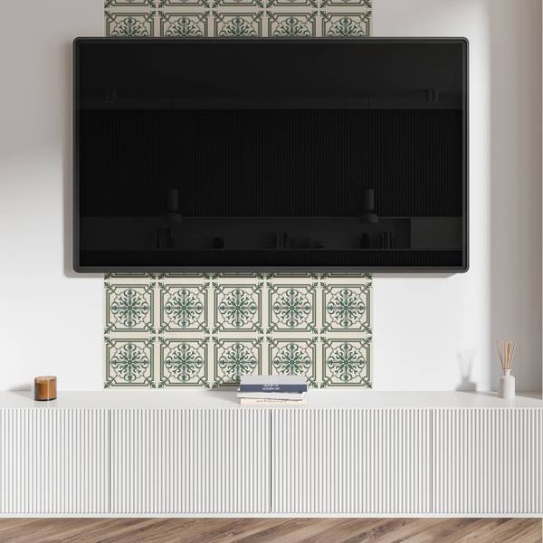 Vinylfliese OrnaBlume 20er-Set 20 x 20 cm