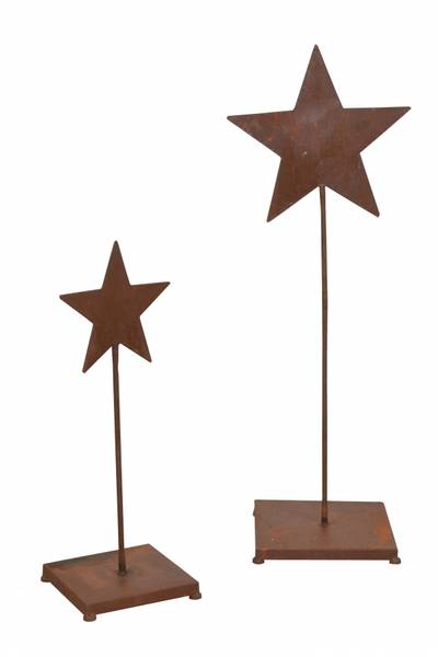 Metall-Stern Richi Braun - Eisen - 32 x 90 x 26 cm