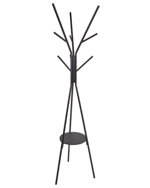 Kleiderständer COLBY Schwarz - Bambus - 33 x 180 x 33 cm