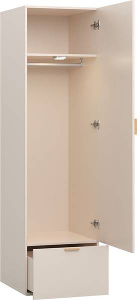 1-türiger Kleiderschrank 4 YOU FRESH Braun