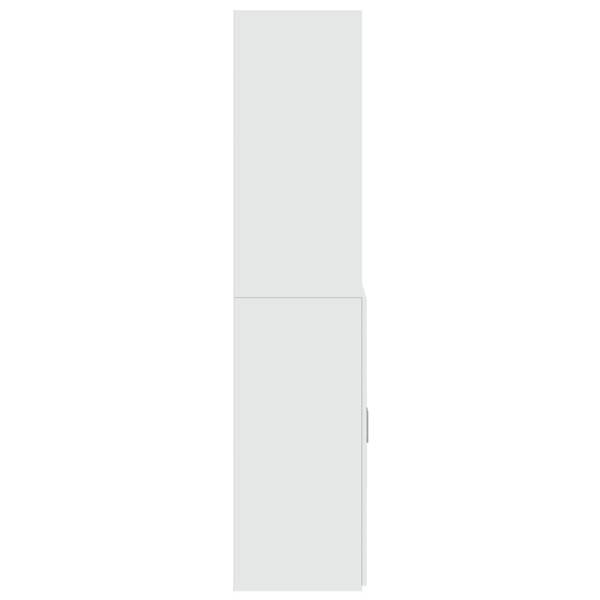 Highboard DE6886 Weiß - Holzwerkstoff - 80 x 185 x 43 cm
