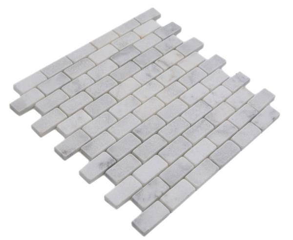 Mosaikfliesen Sopo-46692 Weiß - Stein - 31 x 31 x 31 cm