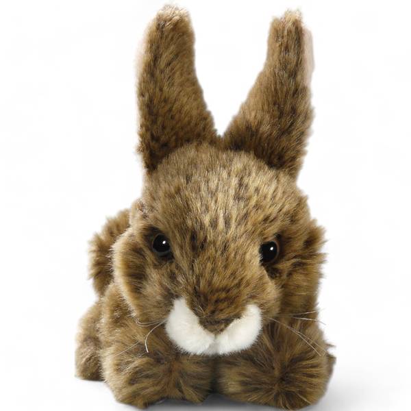 Kuscheltier Hase Braun - Kunstfell - 9 x 12 x 17 cm