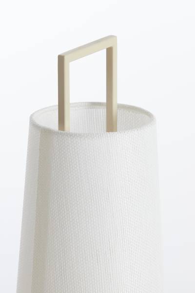 Tischleuchte FYON Braun - Textil - 16 x 38 x 16 cm