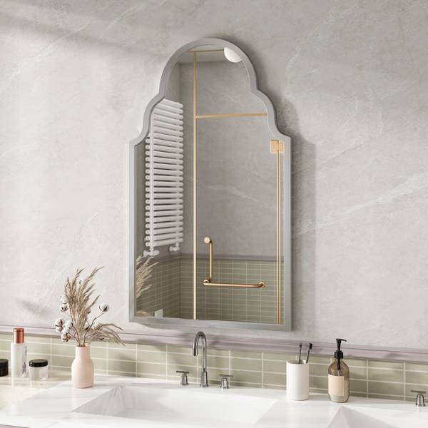 Wandspiegel CA42 Silber - Glas - 3 x 101 x 61 cm