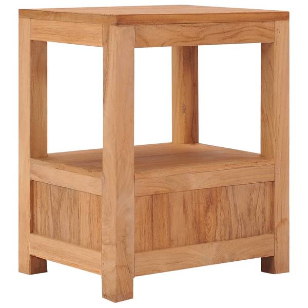 Nachttisch DE925 Braun - Massivholz - 40 x 50 x 30 cm