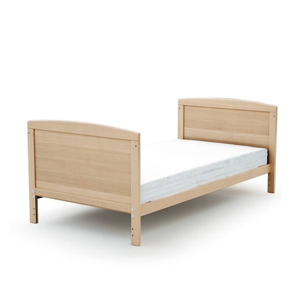 Erweiterbares Babybett Hochglanz Beige - 75 x 79 x 144 cm