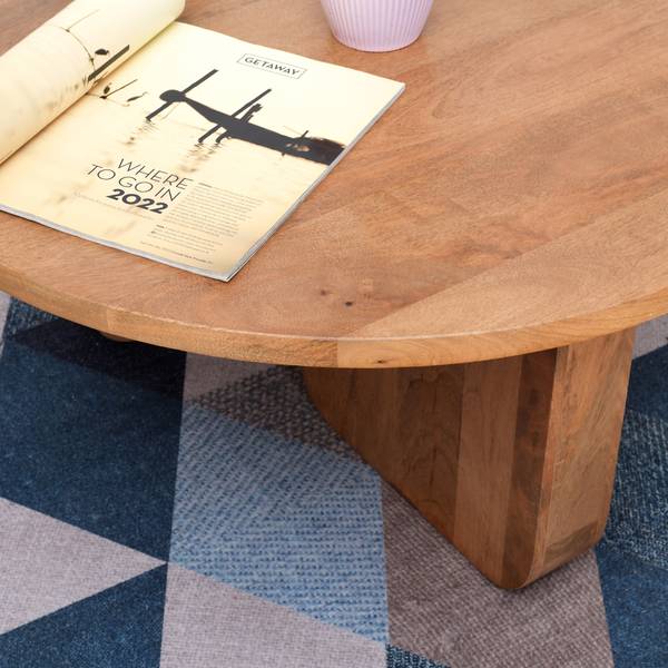 Couchtisch AGRA Braun - Massivholz - 80 x 40 x 80 cm