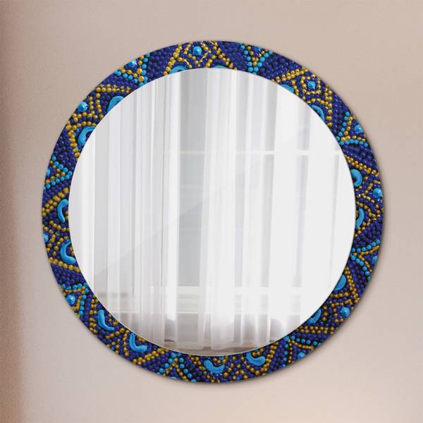 Dekospiegel Paeonia Gemma Spiegelglas - 90 x 90 x 1 cm