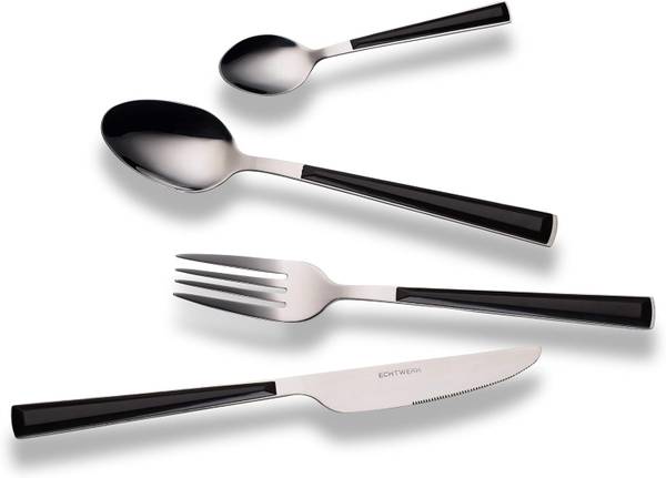 BASIC Besteck Set EW-KB-9005 16-tlg Schwarz - 4er Set