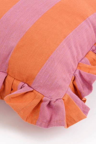 Dekoratives Kissen MEMISI15620032 Violett - Textil - 45 x 10 x 45 cm