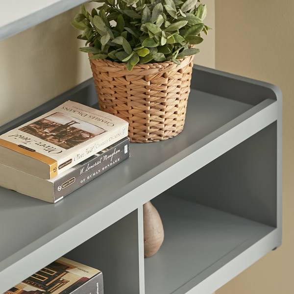 Wandgarderobe FHK28-HG Grau - Holzwerkstoff - 100 x 35 x 25 cm