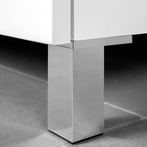 Möbelfüße einstellbaren 4er-set Grau - Metall - 4 x 10 x 8 cm