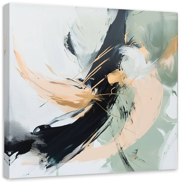 Canvas schilderij Schaduwen 30 x 30 cm
