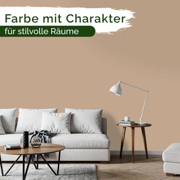 Wandfarbe   Amber Stone Beige - Harz - 19 x 23 x 19 cm