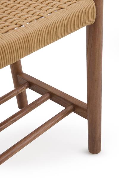 Bank 11838 Braun - Massivholz - 37 x 47 x 100 cm