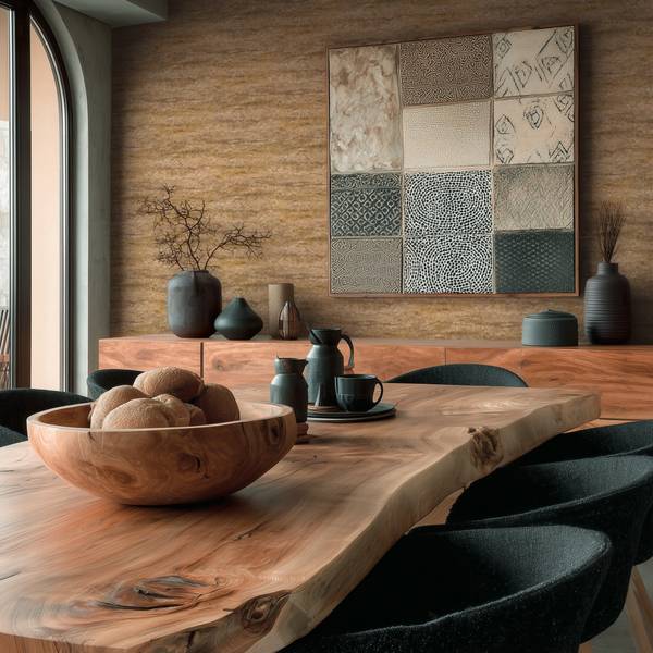 Vliestapete Raw Heritage Stone Beige - Braun - Gelb - Fleece - Vinyl - 53 x 1005 x 1 cm