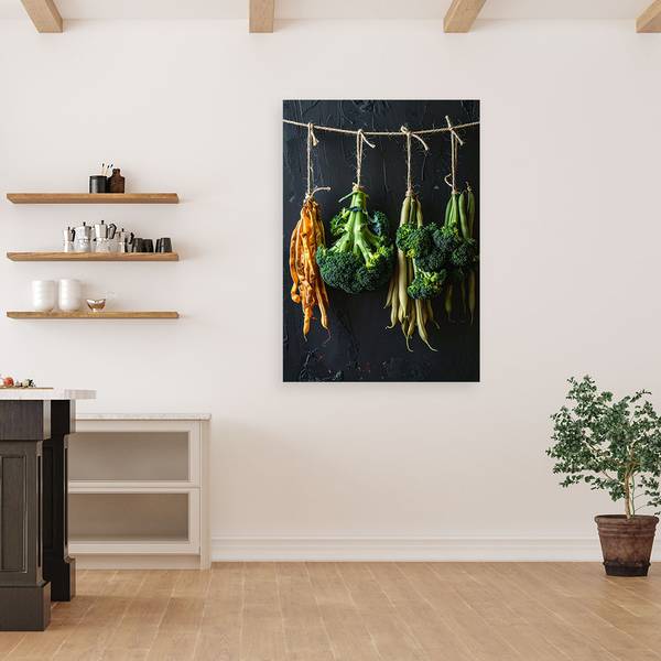 Wandbild Kräuter 80 x 120 cm
