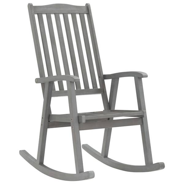 Schaukelstuhl 3006641 3064215 Rot - Akazie - 57 x 117 x 100 cm