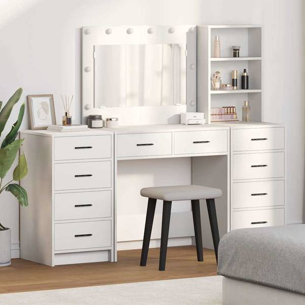 Hochtisch 3045273 Weiß - Holzwerkstoff - 41 x 135 x 40 cm