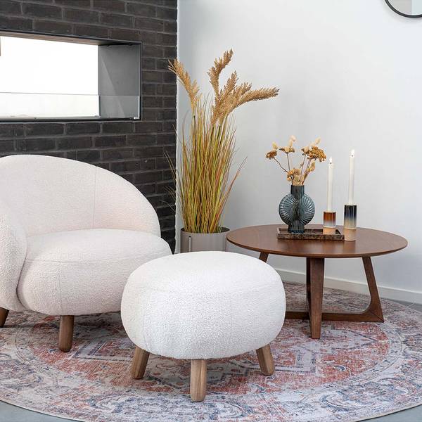 Couchtisch Hello Braun - Holz teilmassiv - 75 x 36 x 75 cm