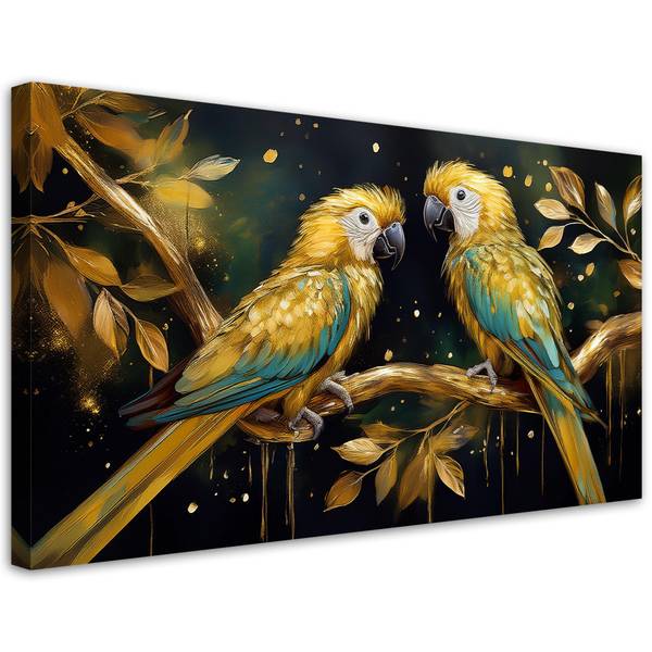 Wandbild Vögel 120 x 60 cm
