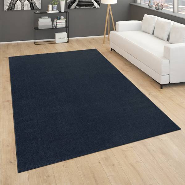 KURZFLORTEPPICH 200/200 cm Porto 890 Marineblau - 200 x 200 cm