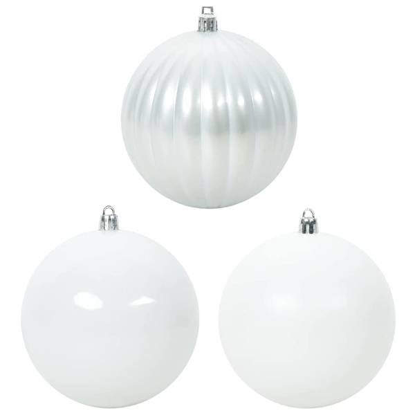 Weihnachtskugeln 3700000059-3 3er Set Weiß