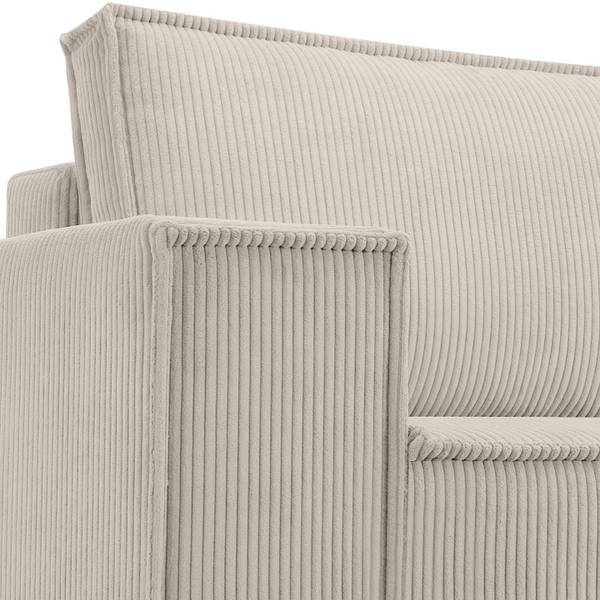 Bank NAPI (3 zitsbank) crèmewit - Breedte: 244 cm