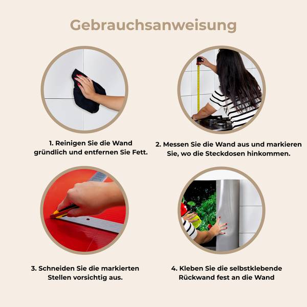 KÜCHENRÜCKWAND Gemüse 150 x 60 cm