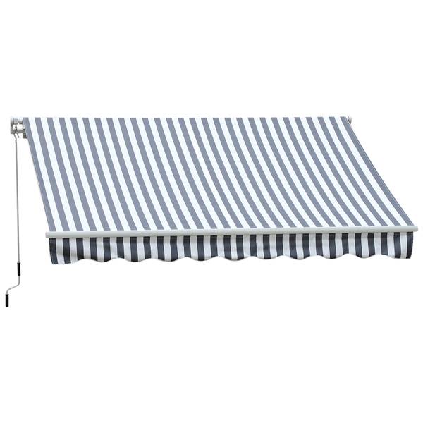 Markise 840-174 Schwarz - Weiß - Kunststoff - 3 x 1 x 4 cm